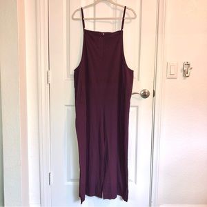 Purple Overalls/Romper